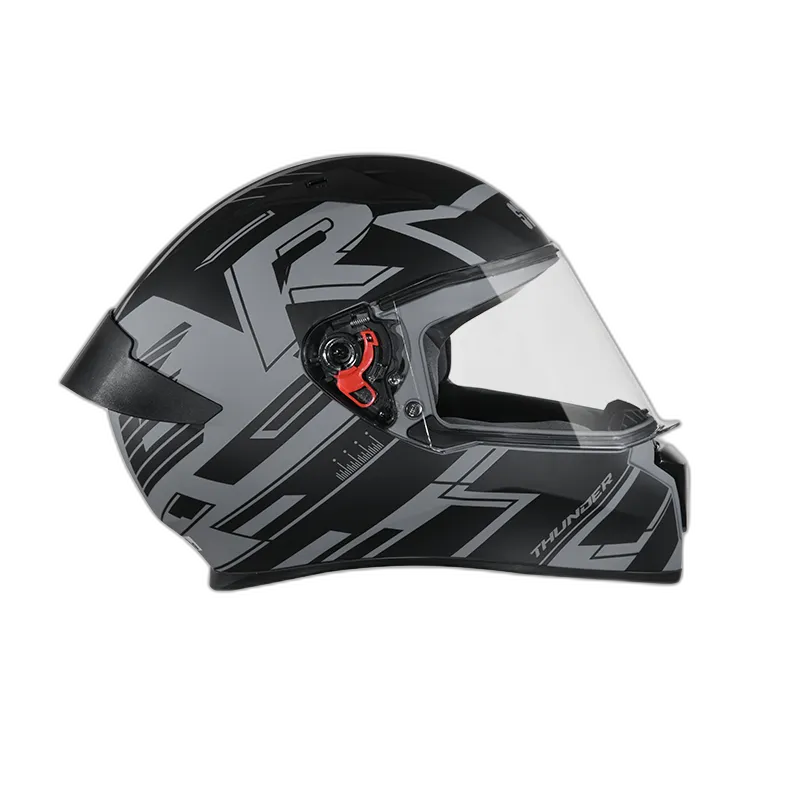 STUDDS Thunder D3 Matt Grey N9 Full Face Helmet