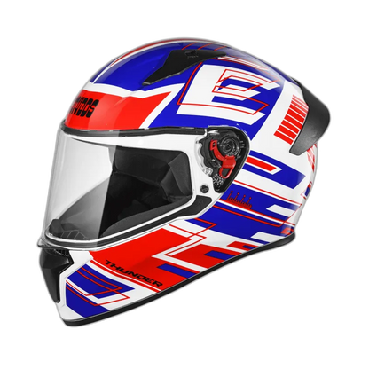 STUDDS Thunder D3 White N2 Full Face Helmet