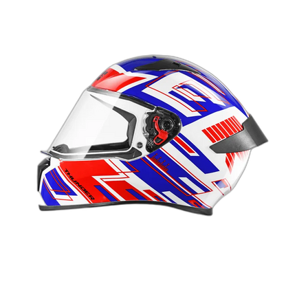 STUDDS Thunder D3 White N2 Full Face Helmet