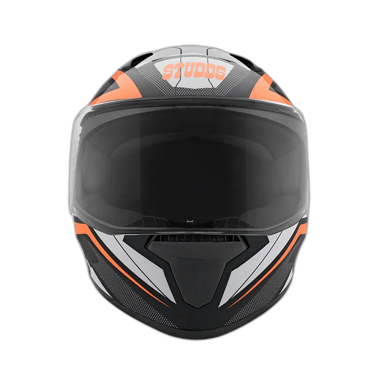 STUDDS Thunder D4 Black N10 Full Face Helmet