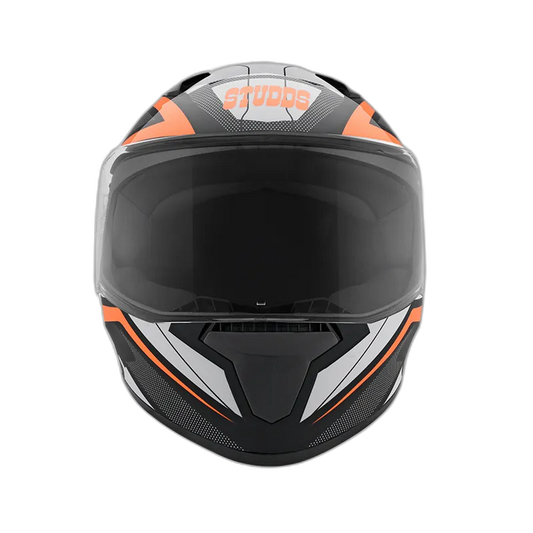 STUDDS Thunder D4 Black N10 Full Face Helmet