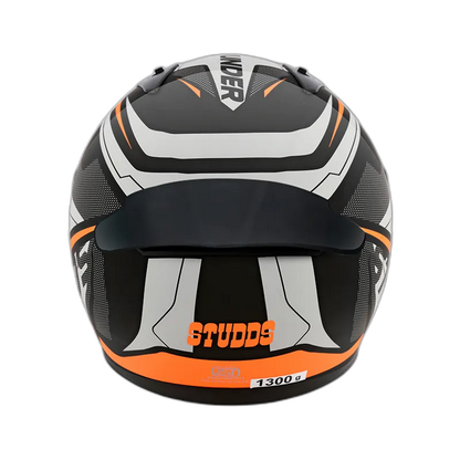 STUDDS Thunder D4 Black N10 Full Face Helmet