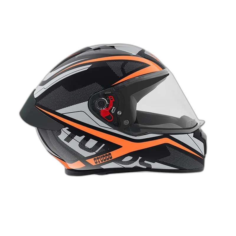 STUDDS Thunder D4 Black N10 Full Face Helmet