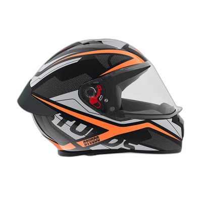 STUDDS Thunder D4 Black N10 Full Face Helmet