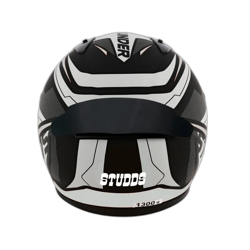 STUDDS Thunder D4 Black N6 Full Face Helmet