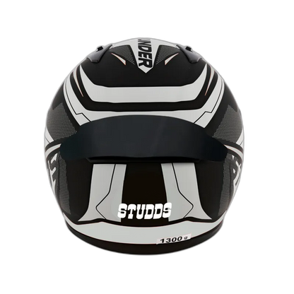STUDDS Thunder D4 Black N6 Full Face Helmet