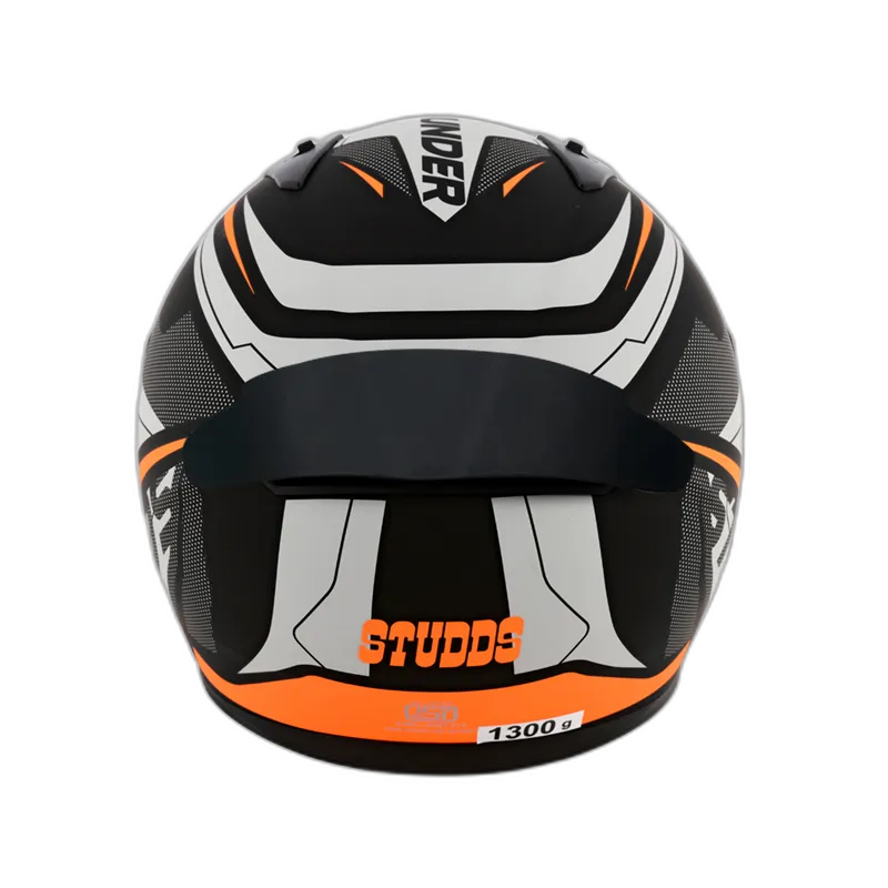 STUDDS Thunder D4 Matt Black N10 Full Face Helmet