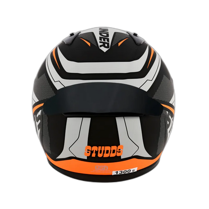 STUDDS Thunder D4 Matt Black N10 Full Face Helmet