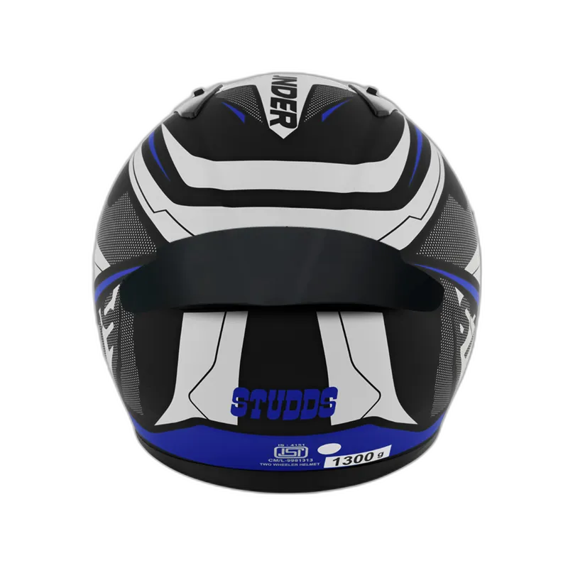STUDDS Thunder D4 Matt Black N1 Full Face Helmet