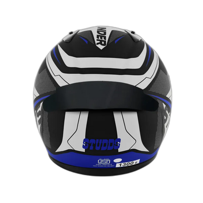 STUDDS Thunder D4 Matt Black N1 Full Face Helmet