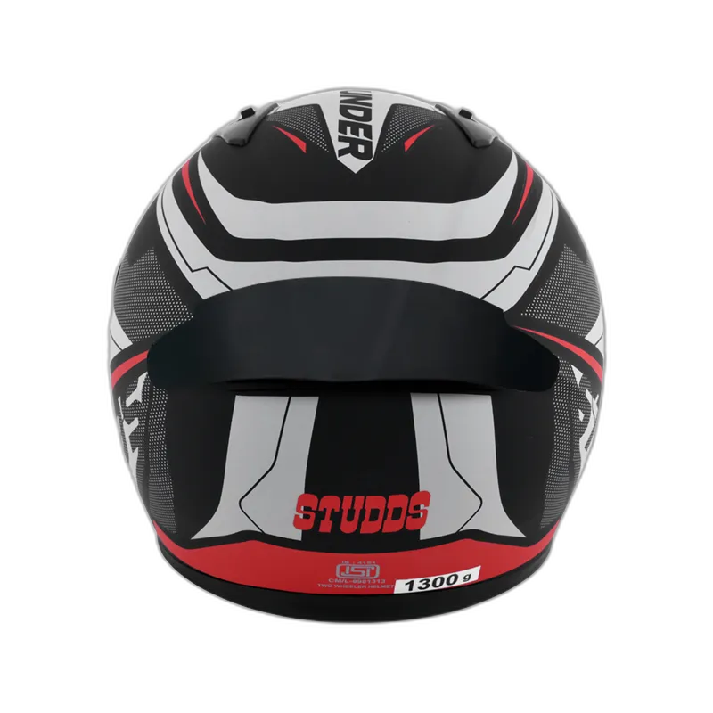 STUDDS Thunder D4 Matt Black N2 Full Face Helmet