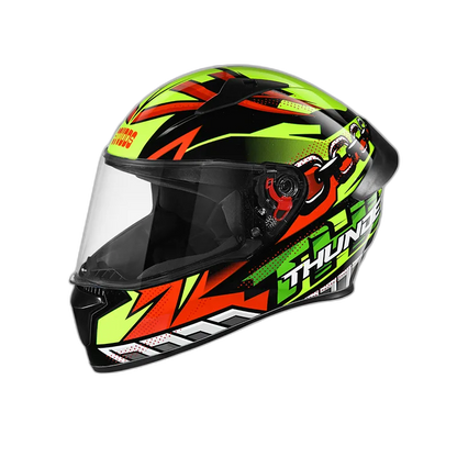 STUDDS Thunder D5 Black Red N5 Full Face Helmet