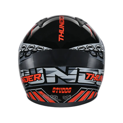 STUDDS Thunder D5 Black N2 Full Face Helmet