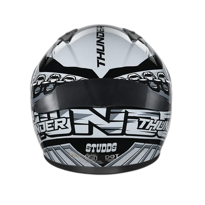 STUDDS Thunder D5 Black N4 Full Face Helmet
