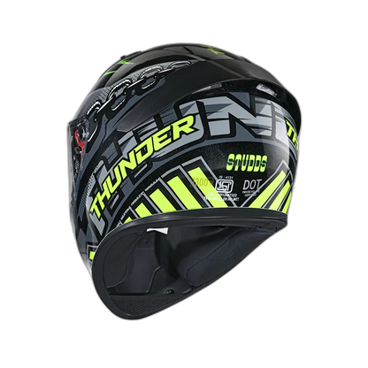 STUDDS Thunder D5 Black N5 Full Face Helmet