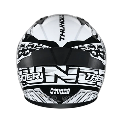 STUDDS Thunder D5 Black N6 Full Face Helmet