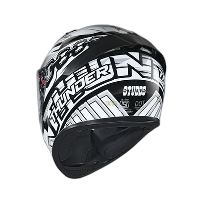 STUDDS Thunder D5 Black N6 Full Face Helmet