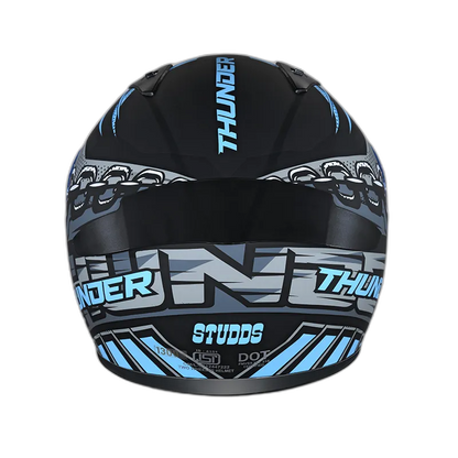 STUDDS Thunder D5 Matt Black N1 Full Face Helmet