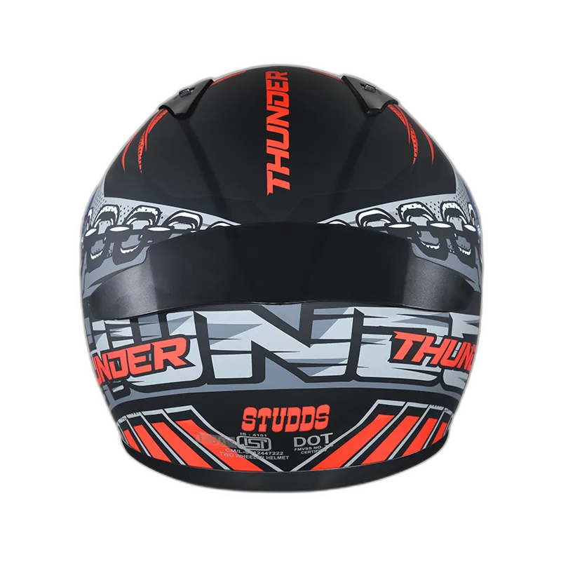 STUDDS Thunder D5 Matt Black N2 Full Face Helmet
