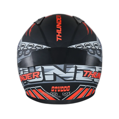 STUDDS Thunder D5 Matt Black N2 Full Face Helmet