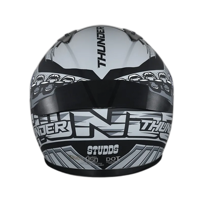 STUDDS Thunder D5 Matt Black N4 Full Face Helmet
