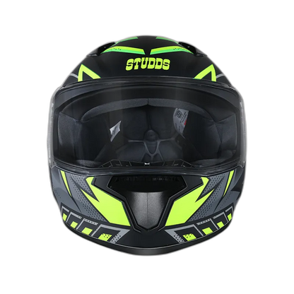STUDDS Thunder D5 Matt Black N5 Full Face Helmet