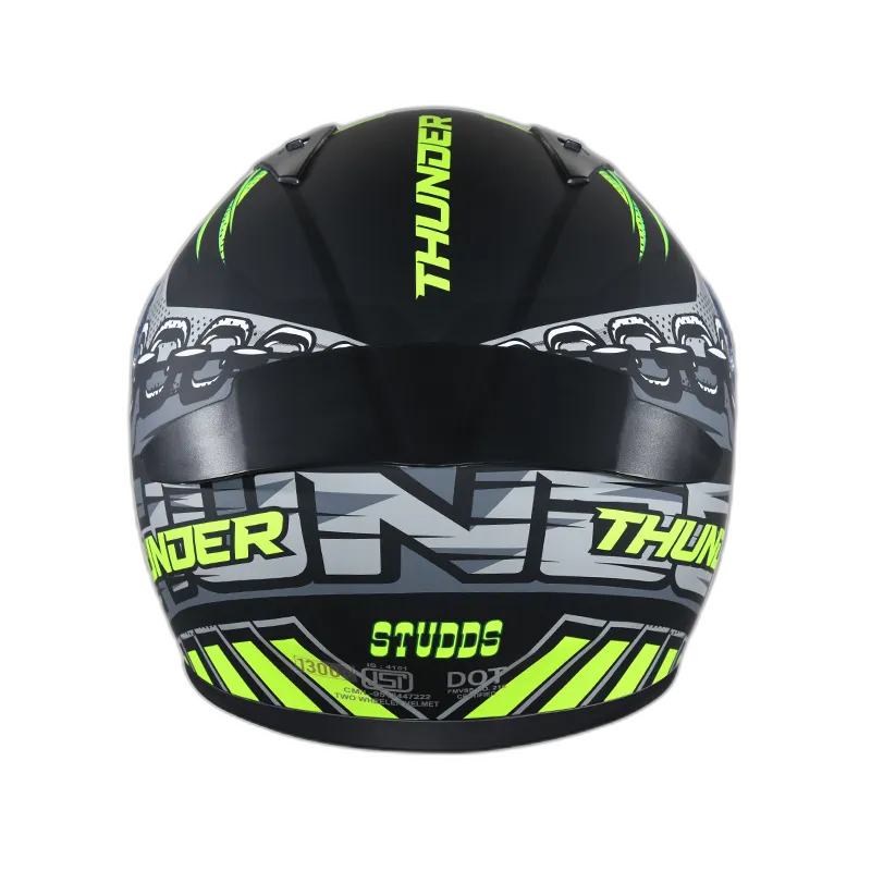 STUDDS Thunder D5 Matt Black N5 Full Face Helmet