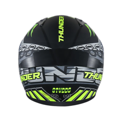 STUDDS Thunder D5 Matt Black N5 Full Face Helmet