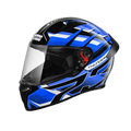STUDDS Thunder D6 Black Blue N1 Full Face Helmet
