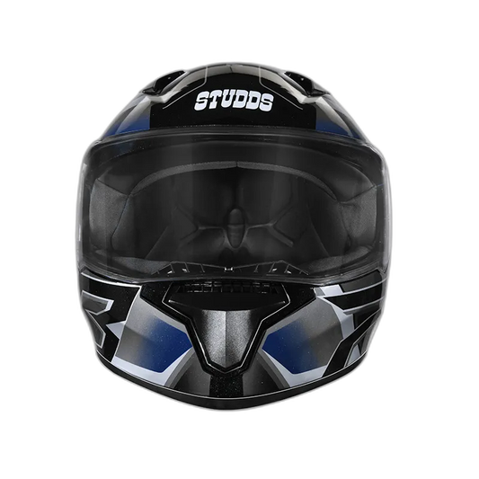 STUDDS Thunder D6 Black Grey N6 Full Face Helmet