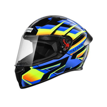 STUDDS Thunder D6 Black Orange N1 Full Face Helmet