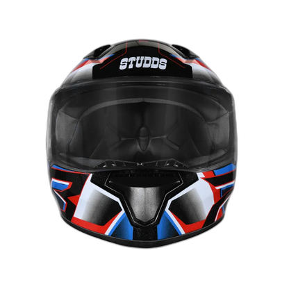 STUDDS Thunder D6 Black White N1 Full Face Helmet