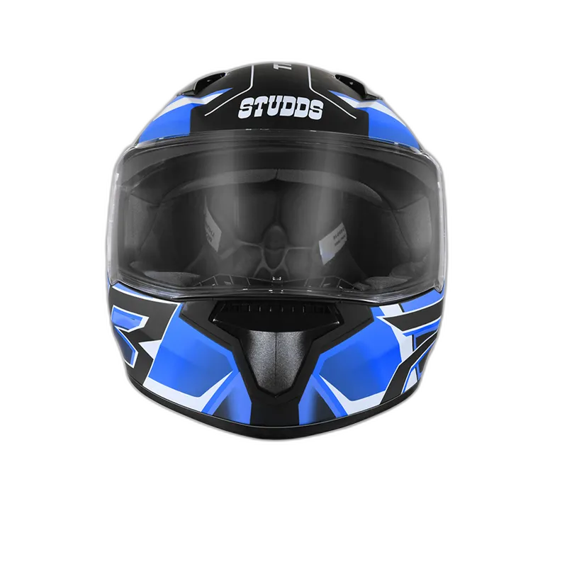 STUDDS Thunder D6 Matt Black Blue N1 Full Face Helmet