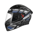STUDDS Thunder D6 Matt Black Grey N6 Full Face Helmet
