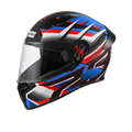 STUDDS Thunder D6 Matt Black White N1 Full Face Helmet