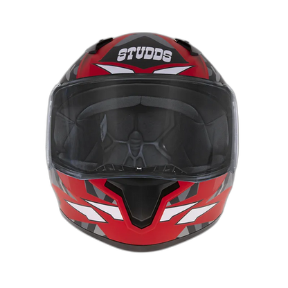 STUDDS Thunder D7 Matt Red N9 Full Face Helmet