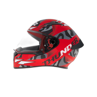 STUDDS Thunder D7 Matt Red N9 Full Face Helmet