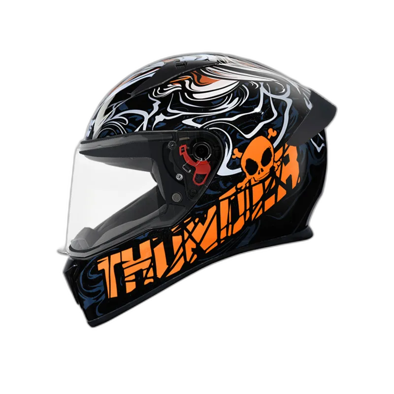STUDDS Thunder D8 Black N10 Full Face Helmet