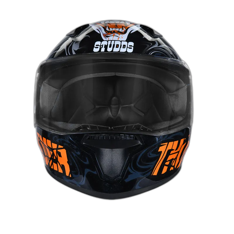 STUDDS Thunder D8 Black N10 Full Face Helmet