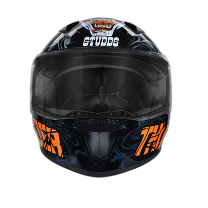 STUDDS Thunder D8 Black N10 Full Face Helmet