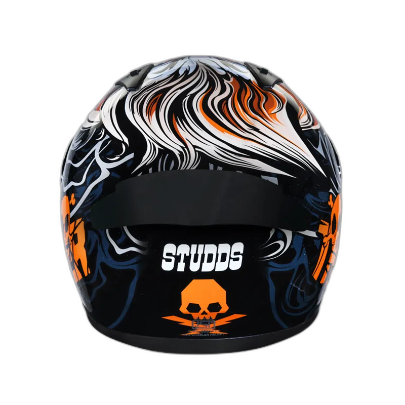 STUDDS Thunder D8 Black N10 Full Face Helmet