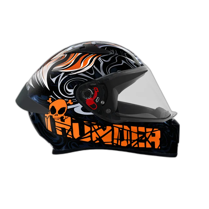 STUDDS Thunder D8 Black N10 Full Face Helmet