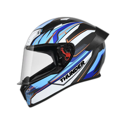 STUDDS Thunder D8 Black N1 Full Face Helmet
