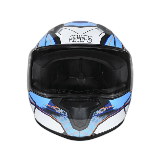 STUDDS Thunder D8 Black N1 Full Face Helmet