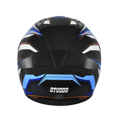 STUDDS Thunder D8 Black N1 Full Face Helmet