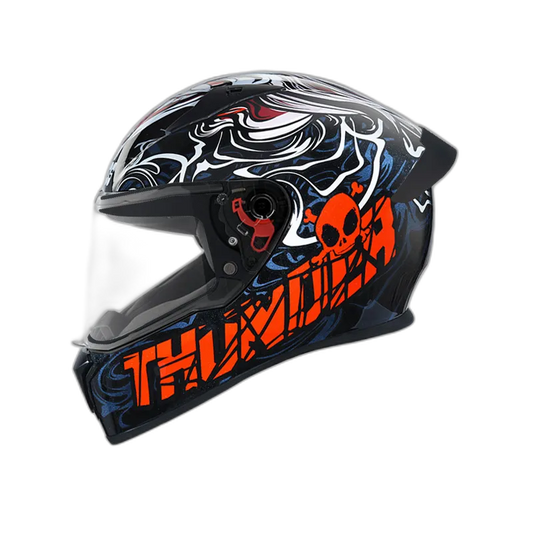 STUDDS Thunder D8 Black N2 Full Face Helmet