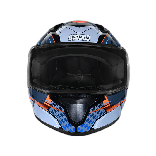 STUDDS Thunder D8 Black N4 Full Face Helmet