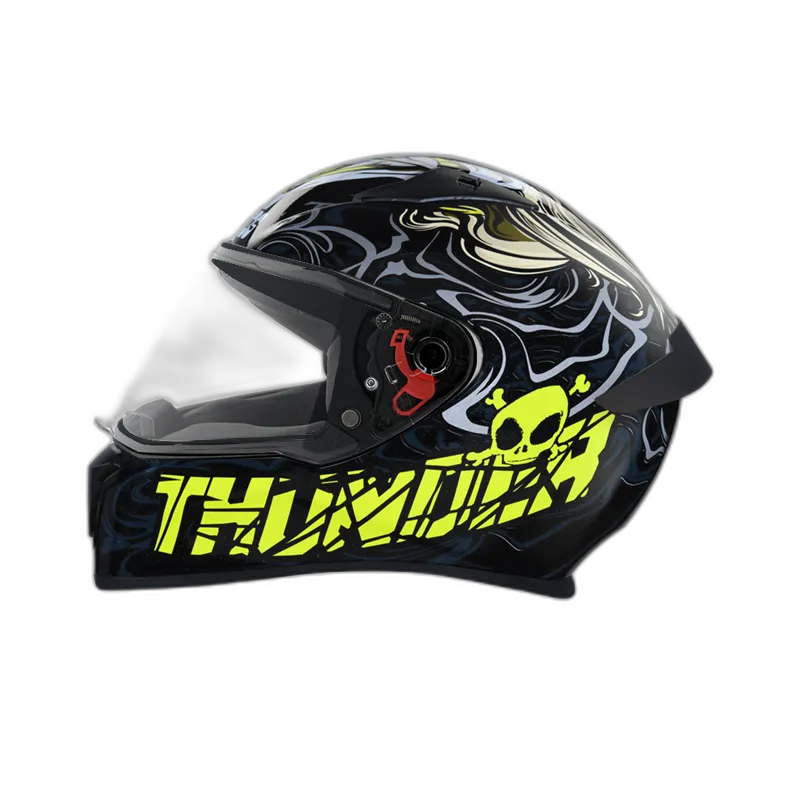 STUDDS Thunder D8 Black N5 Full Face Helmet