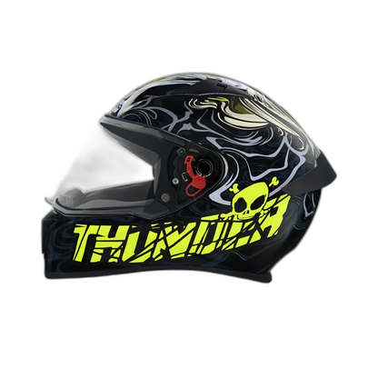 STUDDS Thunder D8 Black N5 Full Face Helmet