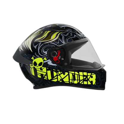 STUDDS Thunder D8 Black N5 Full Face Helmet